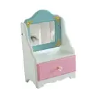 Desktop Makeup Mirror with Drawer Makeup Case for Vanity Living Room Bedroom
