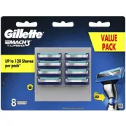 Gillette MACH3 Turbo Replacement Blades - 8pk