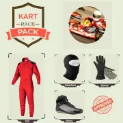 Go Kart Race Suit | Red racing suit - CIK/FIA Level 2 | karting pack