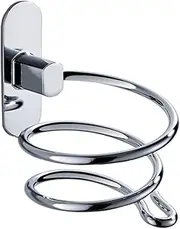 Beatifufu Hair Dryer Shelf Storage Holder Wall-mounted Hair Dryer Holder for Bathroom