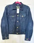 NEW Michael Kors Denim Jacket Dark Stonewash Size Medium Msrp $130 NWT