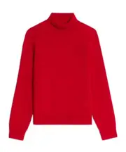 turtleneck sweater in Scottish cashmere red
