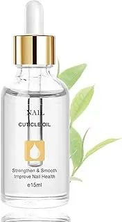 Nail Cuticle Oil with Vitamin E & B, Cuticle Oil for Nails, Jojoba Nail Cuticle Oil, Moisturizes Cuticle and Nail's Skin, Strengthens Nails, Prevents Hangnails and Chapped 15ML (Tea Tree)