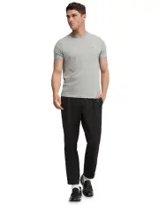 [Oxford] Ben Organic Cotton Crew Neck T-Shirt in Grey Melange