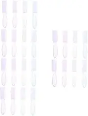 FRCOLOR 3sets Manicure Nail Care Set Toenail Brush Scrub Brush Nail Art Dust Fingernail Cleaning Tool 8pcs*3