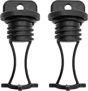 2 PCS Kayak Drain Plugs Thread Hull Drain Suit Scupper Plug for Kayaks Canoes Boats