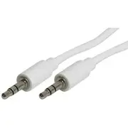 Comsol 3.5mm Male-Male Audio Cable 2m White