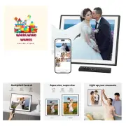 Digital Picture Frame - 19 Inch WiFi Large Digital Photo Frame with 64GB Stor...