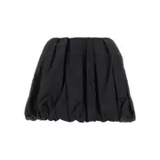 [PINKO] PINKO Poplin balloon mini skirt Woman 38 38 Black