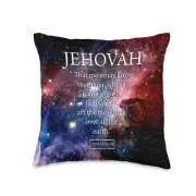 Psalm 83:18 JEHOVAH God's Name Throw Pillow