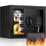 1.2 Cu Ft Home Safe Fireproof Waterproof, Small Fireproof Safe Box with Firep...