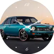 TORANA LX SLR 17 CM GLASS CLOCK COLLECTABLE MAN CAVE GARAGE SHED HOME DECOR