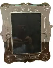 Waterford Crystal Wedding PhotoFrame Protective Felt Bag Box 7x5” Swans HeartNew
