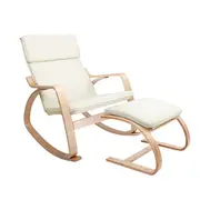Artiss Rocking Armchair Bentwood Frame With Foot S