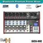 E-Lektron SE-8 Live Audio Mixer 8-Channel USB / Bluetooth / Soundcard / Phantom