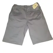 NEW Tucker + Tate Boy's Size 10/12 Pull On 9" Chino Shorts in Blue Stonewash