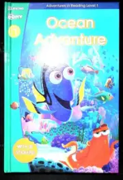 Finding Dory Ocean Adventure (Adventures in Reading, Level 1) Book, New