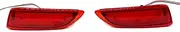 Rear Light 2 Pieces For Lexus CT 200h CT200h Tail Light Stop Signal Brake Fog Lamp Car LED Rear Bumper Reflector Light Tail Light Assembly(Red Cover)