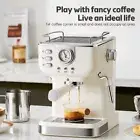 1050W Espresso Coffee Machine Espresso Coffee Maker Automatic 20bar White NEW