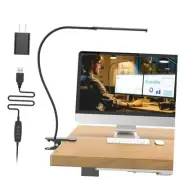 77 LED Desk Lamp with Clamp, [3 Color & 10 Brightness] Dimmable Reading Lamp