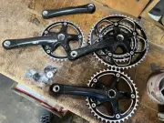SANTANA Tandem Crankset 170mm 170mm Triple Octalink Bike CARBON Wrap BRAND NEW