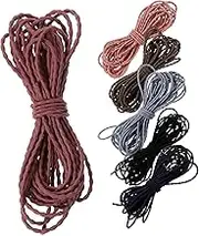 Gogogmee 6pcs Stretchy Elastic Cord for DIY Jewelry Making Hair Ties Bracelets Beading Rope for Crafting Accessories