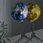 Planet Sky Moon Earth Kids Bedroom Desk Lamp Projector Night Light LED Lamp