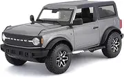 Finished Scale Model Simulation 1:24 for Ford Bronco Badlands 2021 Die-cast Alloy Car Model Static Scale Model Exquisite Collection Presents Presents Ornaments(B)