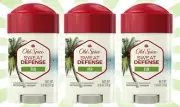 3 Old Spice Men's Antiperspirant & Deodorant Sweat Defense Fiji 2.6 OZ