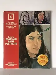 Vintage 80’s Book Learn to Draw People Sketch Tracing paper included
