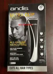 andis ULTRA CLIP 10-Piece ALL-AROUND Beard Mustache HAIR CUTTING CLIPPER KIT