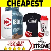 DYMATIZE ISO 100 2.27KG 5lb CHOCOLATE // WPI WHEY PROTEIN ISOLATE HYDROLYZED