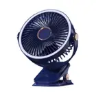 USB Rechargeable Fan Dormitory Clip-on Type Portable Mini Desk Fan 3606554