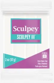 Sculpey III Polymer Clay 2oz WHITE
