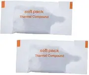 Reland Sun 5PCS New Mini Packet White Heatsink Compound Thermal Paste Grease