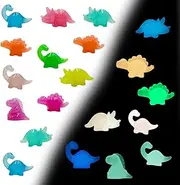62PCS Glow in The Dark Mini Dinosaur Toys – Safe and BPA-Free Kids Party Favors, Classroom Rewards and Gifts for Boys and Girls