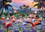Ravensburger - Pink Flamingos Puzzle 1000pc
