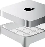 JEMACHE Desktop Stand for Mac mini 2010-2023 M1 M2 Pro, Mac Studio M1 M2 Max/Ultra (Silver)