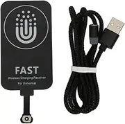 Wireless Charging Receiver Type C, Thin 2000mA Magnetic Suction Dual Purpose Adapter Module with Microchip Technology, Wireless Charging Patch for Galaxy A Series Pixel