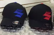 Suzuki Racing 3D S Cap Hat Flexfit Motorcycle ATV Supercross MX RMZ GSXR GSX-R