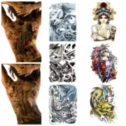 Tattoos for Men Full Back Stickers Temporary Women's Cool Stuff Large Dragon