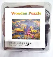 Fantasy Horses Jigsaw Puzzle Unique Shapes Size S/A5 @ 8" x 5"