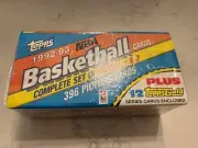 Topps NBA '92-'93 Basketball Series 1 & 2 Box Set + 12 Gold Cards Sealed Shaq RC