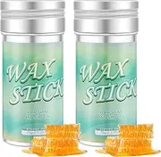 2Pcs Hair Wax Stick Edge Control Slick Stick Long Lasting Non-Greasy Hair Finishing Wax Stick Portable Broken Hair Styling Wax Stick Hair Shaping Cream Wax for Women Girls Travel