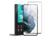 ZUSLAB Galaxy S21 FE Screen Protector, 5G Tempered Glass Screen Protector 9H Hardness for Samsung - Black