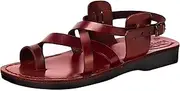 [Holy Land Market] Unisex Biblical Leather Sandals (Jesus - Yashua) Jesus - Yashua Style I