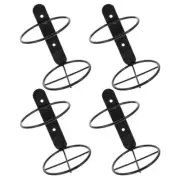 4 Pcs Wall Mounted Wine Rack Single Bottle Display Holder Travel