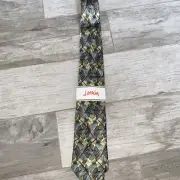 New Jerry Garcia Men’s Neck Tie - Greens, Gray, Brown - Northern Lights