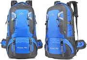 JR Joyreap 40L/60L Waterproof Outdoor Hiking Backpack Camping Outdoor Trekking Bag (Blue, 60L)
