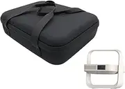 rokeblau Hard Carrying Storage Case For XGIMI Elfin Flip 2024 New Projector & Multi-Angle Projector Stand, Waterproof, Shock-proof with Separate Space (black hard case)